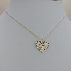 Mother's Day Sterling Silver Heart Pendant